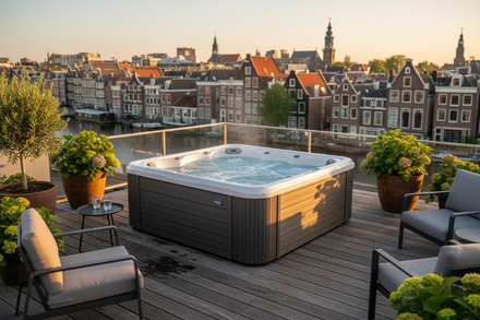 Jacuzzi auf Balkon oder Dachterrasse: Tragfähigkeit, Regeln und Modelle