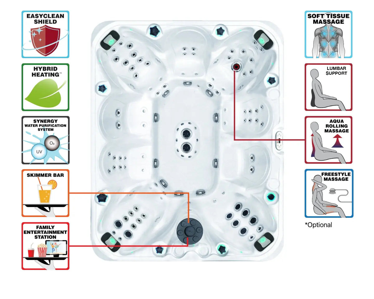 Spa Harmony van Passion Spas, 9-persoons, foto 6 van 6