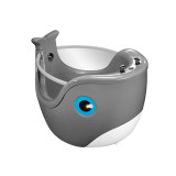 Baby Whale Spa - Grey & White